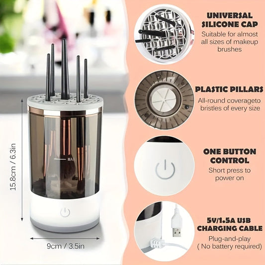 NNETM USB Electric Makeup Brush Cleaner