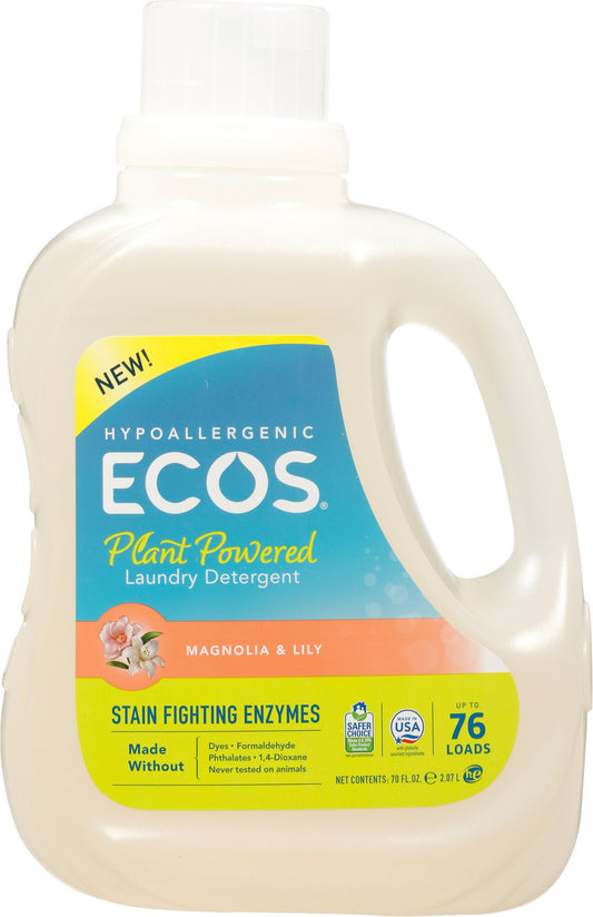 ECOS LNDRY DET MGNL&LILY ( 4 X 70 OZ )