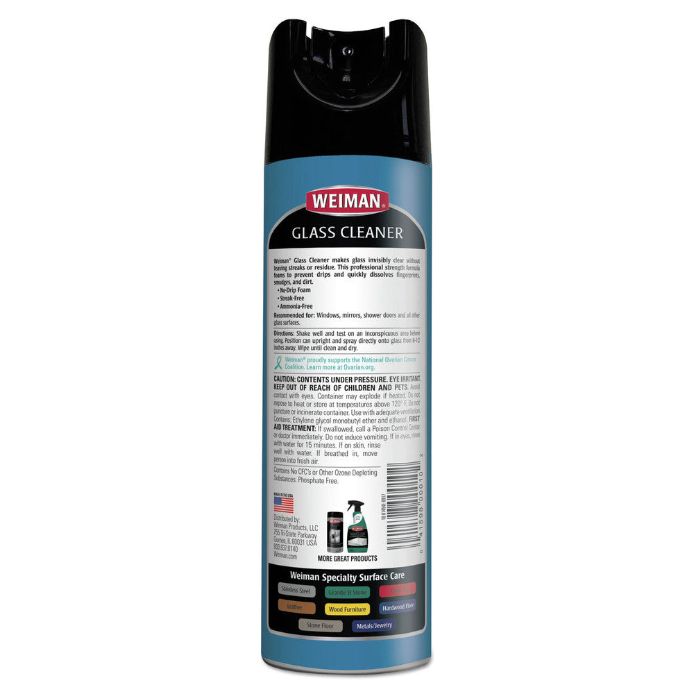 Weiman Glass Cleaner Aerosol (6x19 OZ)