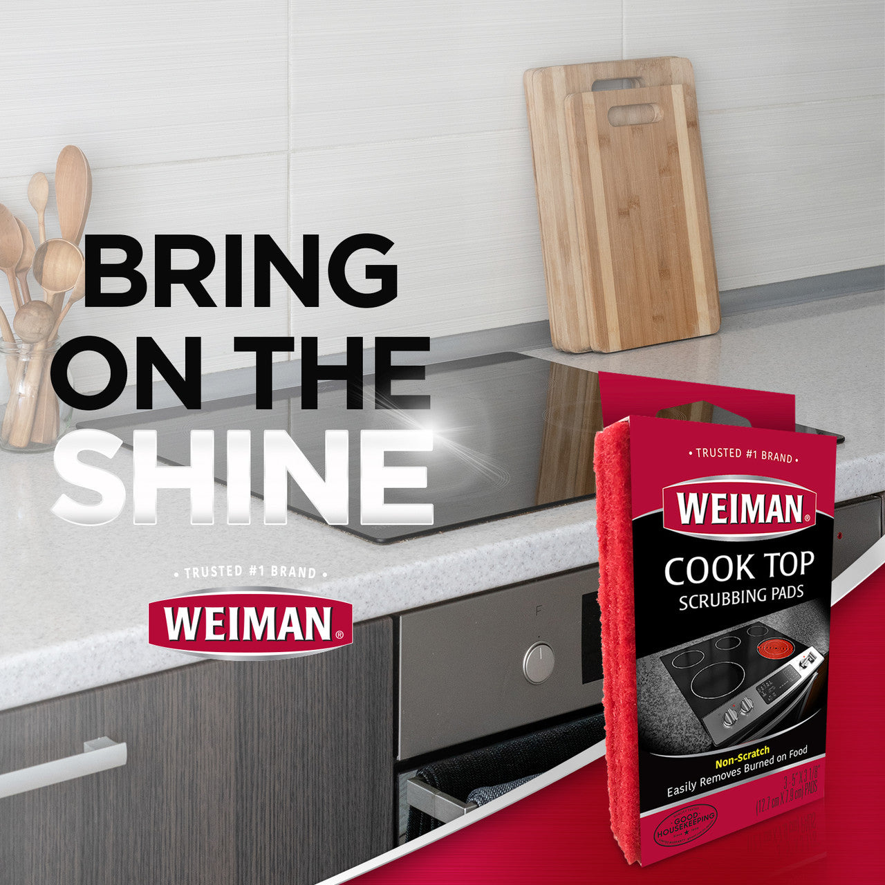 Weiman Cook Top Scrubbin (6x3EA )