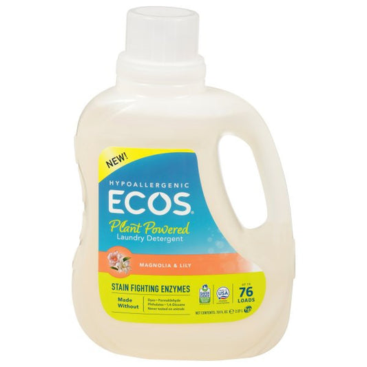 ECOS LNDRY DET MGNL&LILY ( 4 X 70 OZ   )