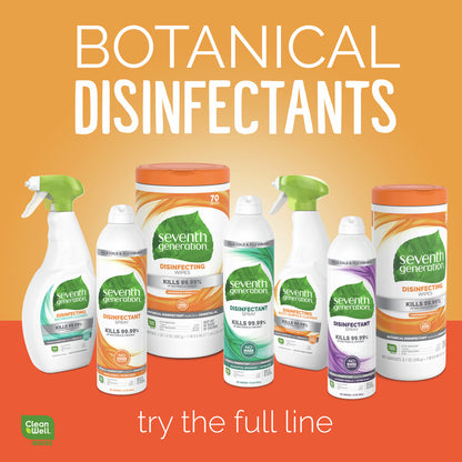 Seventh Generation Disinfecting Multi-Surface Wipes (6x70 ct)